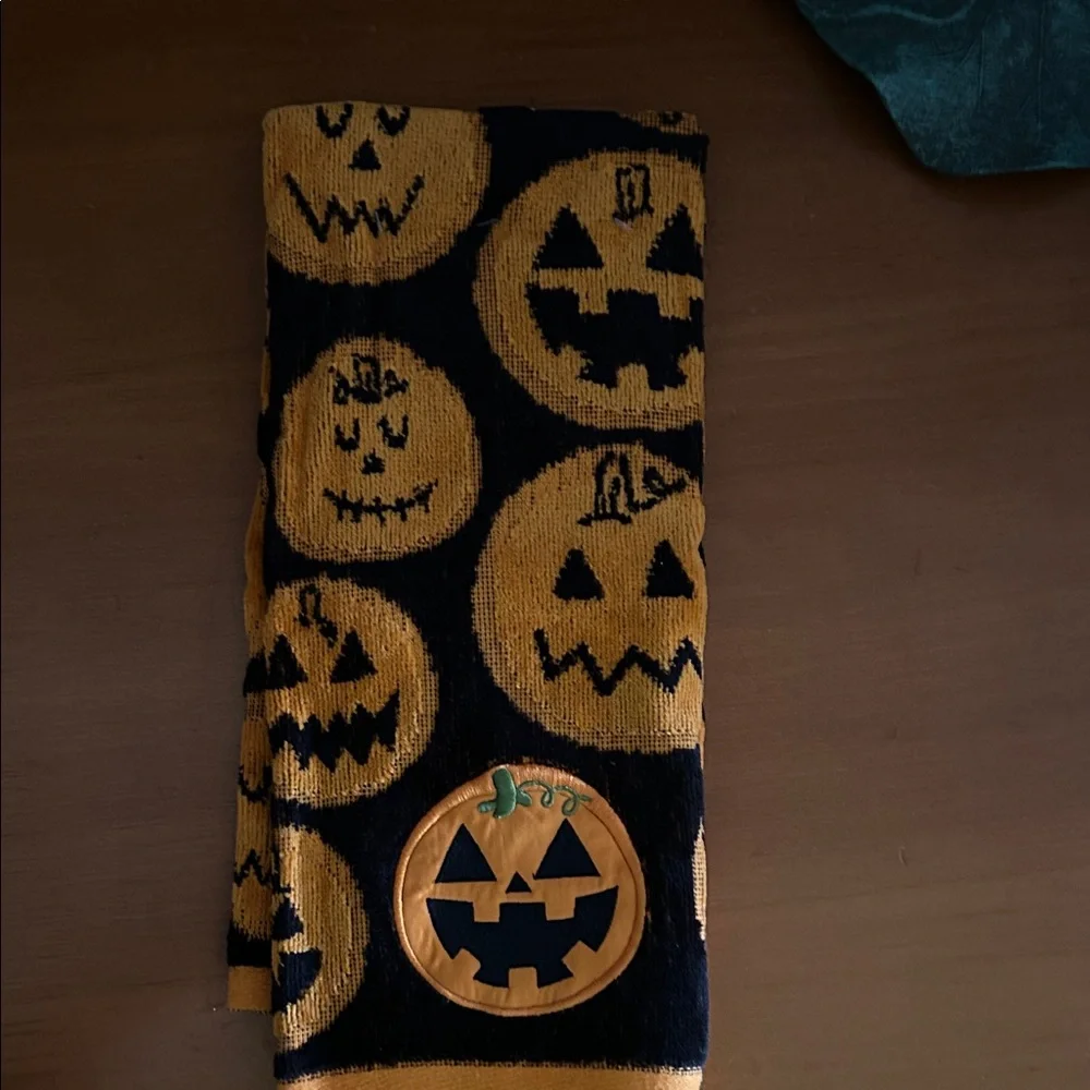 Halloween Pumpkin Kitchen Towel